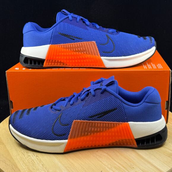 Nike Metcon 9 Astronomy Blue/ Orange DZ2617-401 Men's Size 10 Athletic Shoes - Picture 1 of 10